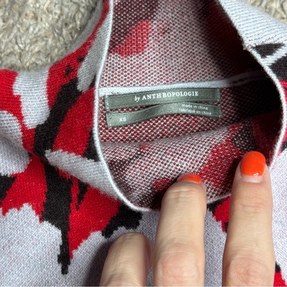 ANTHROPOLOGIE Lizzy Mock Neck Sweater Size XS - Picture 5 of 6